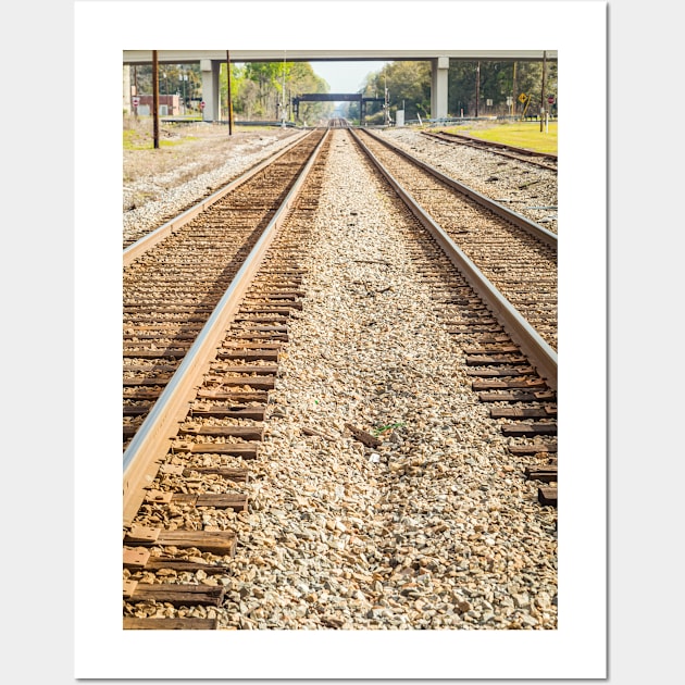 Parallel Railroad Tracks Wall Art by Gestalt Imagery